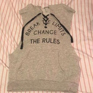 Forever 21 sleeveless jacket